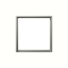 Gira 0282600 Adapterrahmen quadratisch 50 x 50 mm System 55 Edelstahl(lack.)