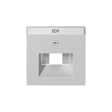 Gira 0284015 Abdeckung Beschriftungsfeld UAE/IAE + Netzwerk System 55 Grau m