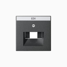 Gira 028428 Abdeckung Beschriftungsfeld UAE/IAE + Netzwerk System 55 Anthrazit