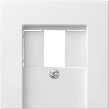 Gira 037627 Abdeckung USB-Spannungsversorgung PD System 55 Reinweiß m