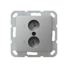 Gira 040226 Stereolautsprecher-Steckdose System 55 F Alu