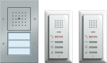 Gira 049544 Zweifamilienhaus-Paket Audio Türkommunikation F Alu