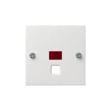Gira 063803 Abdeckung Kontrollfür groß Zugschalter/-taster System 55 Reinweiß