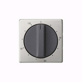 Gira 0642600 Abdeckung Knebel Zeitschalter 120 min System 55 Edelstahl