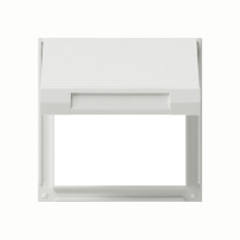 Gira 065466 Adapterrahmen Klappdeckel Gira TX_44 (WG UP) Reinweiß