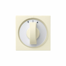 Gira 066601 Abdeckung Knebel Zeitschalter + Jalousie System 55 Cremeweiß