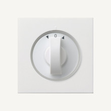 Gira 0666112 Abdeckung Knebel Zeitschalter + Jalousie Flächenschalter Reinweiß