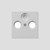 Gira 0869015 Abdeckung Koaxial-Antennensteckdose System 55 Grau m