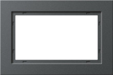 Gira 100123 Abdeckrahmen 1,5-fach Gira E2 Anthrazit