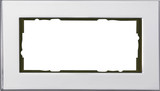 Gira 100210 Abdeckrahmen 2-fach ohne Mittelsteg Gira Esprit Chrom
