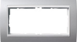 Gira 1002326 Abdeckrahmen 2-fach ohne Mittelsteg Zwischenrahmen RW Gira Event F Alu