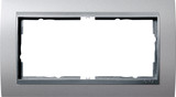 Gira 100236 Abdeckrahmen 2-fach ohne Mittelsteg Zwischenrahmen F Alu Gira Event F Alu