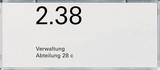 Gira 107200 Namens-/Türschild 2-fach Zubehör