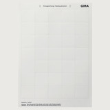 Gira 108900 Beschriftungsbögen 38 x 36 mm Zubehör