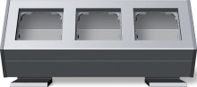 Gira 119326 Profil 3-fach Befestigungswinkel Profil 55 Aluminium