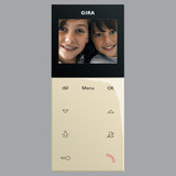 Gira 123901 Wohnungsstation Video AP Plus System 55 Cremeweiß