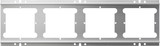 Gira 127700 TKS-Installationsprofil 4-fach Türkommunikation