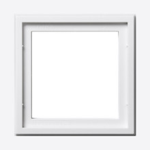 Gira 131103 Montageadapter 1-fach Gira E2 Reinweiß