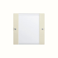 Gira 213101 Wippenset 1-fach Beschriftungsfeld System 55 Klar/Cremeweiß