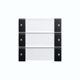 Gira 2133005 Wippenset 3-fach Beschriftungsfeld System 55 Klar/Schwarz m