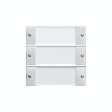 Gira 213303 Wippenset 3-fach Beschriftungsfeld System 55 Klar/Reinweiß