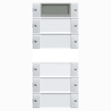 Gira 214503 Wippenset 5-fach Plus (2+3) Beschriftungsfeld System 55 Klar/Reinweiß