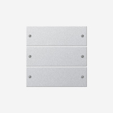 Gira 218326 Wippenset 3-fach System 55 F Alu(lack.)