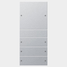 Gira 218426 Wippenset 4-fach (1+3) System 55 F Alu(lack.)