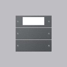 Gira 219228 Wippenset 2-fach Plus System 55 Anthrazit(lack.)