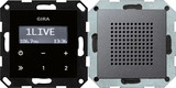 Gira 228028 UP-Radio RDS Lautsprecher System 55 Anthrazit
