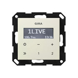 Gira 228401 UP-Radio RDS o.Lautsprecher System 55 Cremeweiß