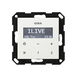 Gira 228403 UP-Radio RDS o.Lautsprecher System 55 Reinweiß
