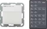 Gira 236803 Sensotec LED + Fernbedienung System 55 Reinweiß