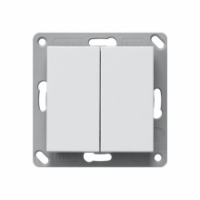 Gira 246227 Bluetooth Wandsender 2-fach System 55 Reinweiß m