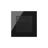 Gira 248305 Abdeckung Lautsprecher System 55 Schwarzglasoptik