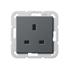 Gira 277628 Steckdose BS 13 A SH System 55 Anthrazit