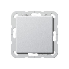 Gira 283626 Wippschalter BS 20 AX Aus 2-polig System 55 F Alu