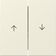 Gira 329401 Wippe 2-fach Pfeil System 55 Cremeweiß