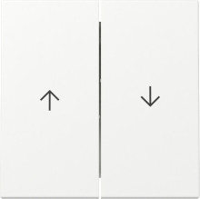 Gira 329427 Wippe 2-fach Pfeil System 55 Reinweiß m