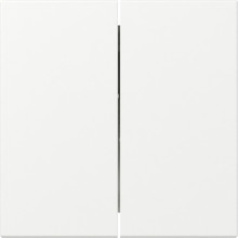 Gira 349527 Wippe 2-fach gerade System 55 Reinweiß m