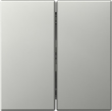 Gira 3495600 Wippe 2-fach gerade System 55 Edelstahl