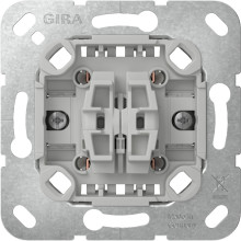Gira 387500 Wipptaster Wechsler 2-fach ohne Befestigungskrallen Einsatz