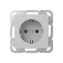 Gira 4180015 SCHUKO-Steckdose Schraubklemmen System 55 Grau m