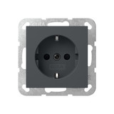 Gira 418328 SCHUKO-Steckdose SP Schraubklemmen System 55 Anthrazit