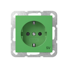 Gira 4188107 SCHUKO-Steckdose SV System 55 Grün