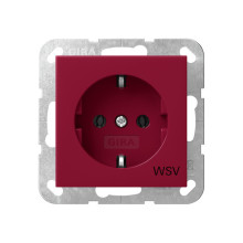 Gira 4188108 SCHUKO-Steckdose WSV System 55 Rot