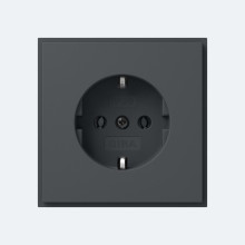 Gira 418867 SCHUKO-Steckdose (IP20) Gira TX_44 Anthrazit