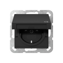 Gira 4414005 SCHUKO-Steckdose KD + SP System 55 Schwarz m