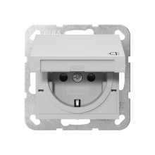 Gira 4414015 SCHUKO-Steckdose KD + SP System 55 Grau m