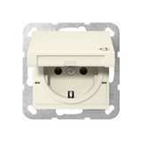 Gira 441401 SCHUKO-Steckdose KD + SP System 55 Cremeweiß
